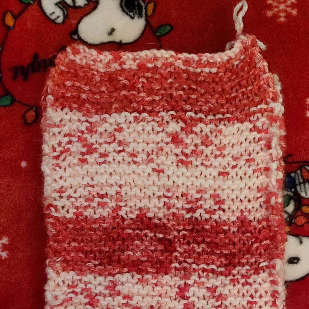 Peppermint Knitted Scarf